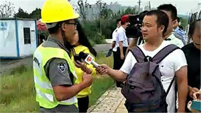 株洲市副市長、市公安局局長李曉葵視查工地現(xiàn)場